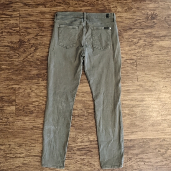 7 for all mankind Light Green Jeans Women's Size 30 - Picture 8 of 8